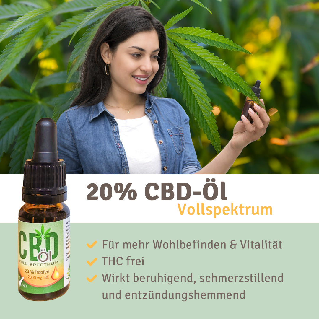 CBD Öl 20% BIO Vollspektrum