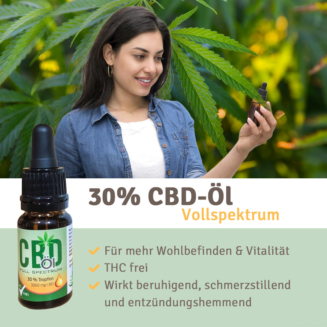 CBD Öl 30% BIO Vollspektrum